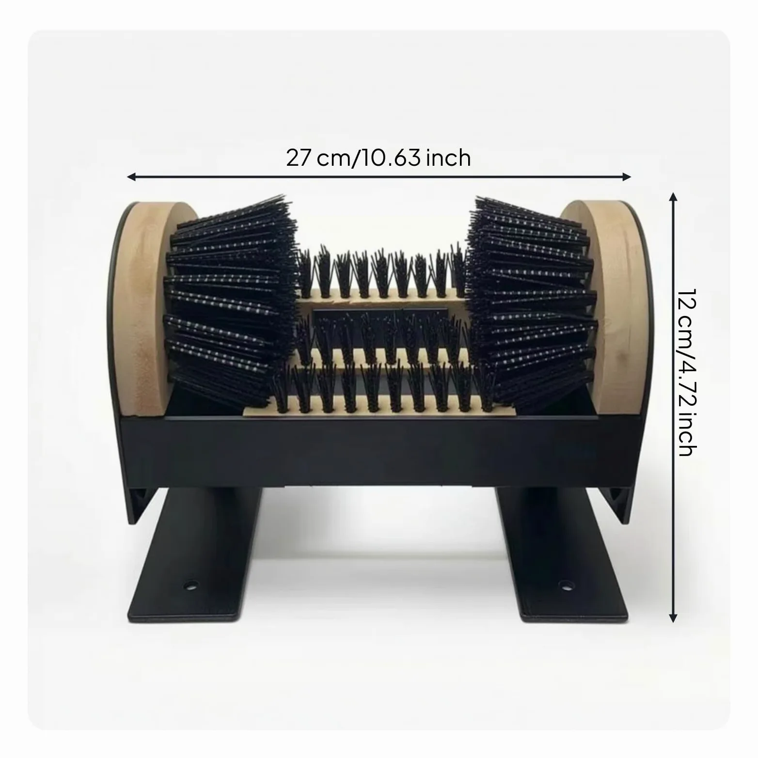 Gralara Limpiador Zapatos Golf Fijo Limpiador Calzado con Soporte Resistente Cepillo para Golfistas