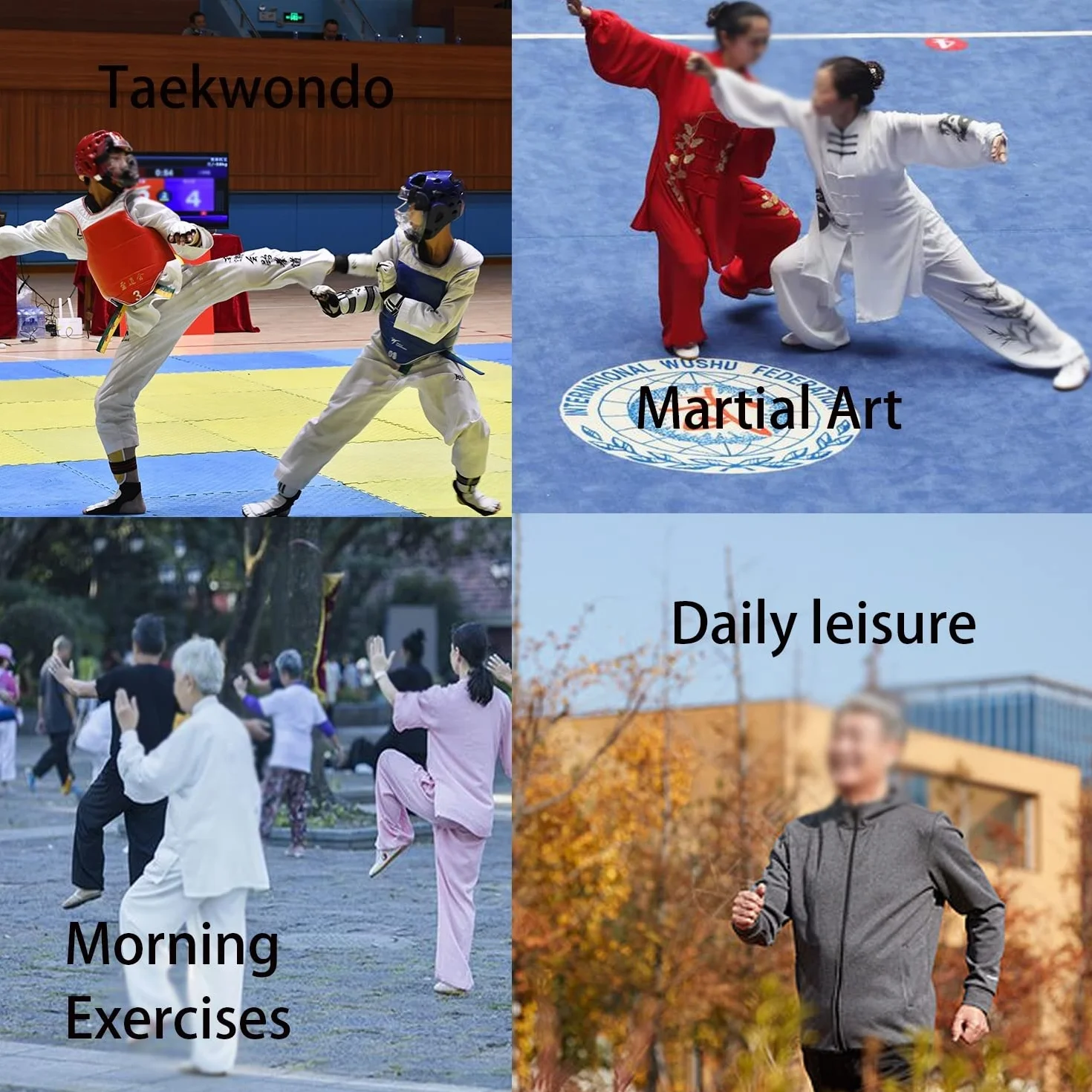 Lona Artes Marciales Zapatillas para Hombres, Respirable Kung Fu Tai-Chi Zapatos Antideslizantes
