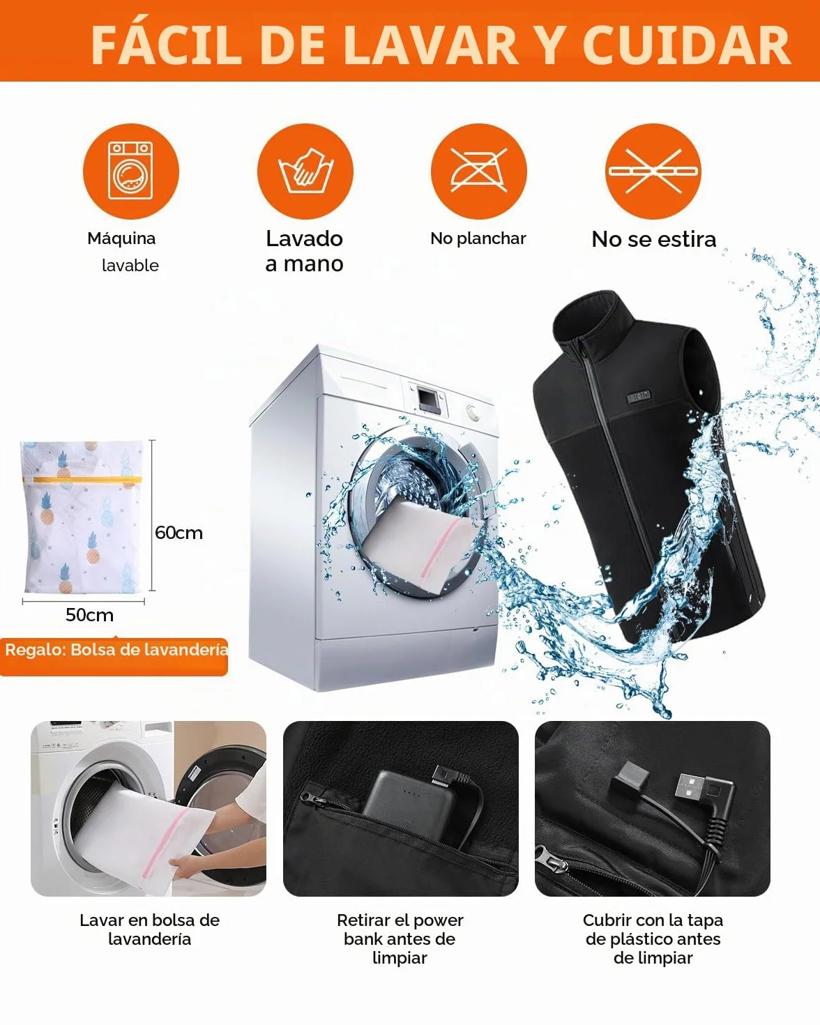 Chaleco Calefactable para Hombre Mujer,Chaqueta Calefactable con 10000mah Bateria 3 Niveles de Temperatura,13 Zonas de Calefacción,Tamaño Ajustable, Eléctrico Chaleco Térmico para el Invierno