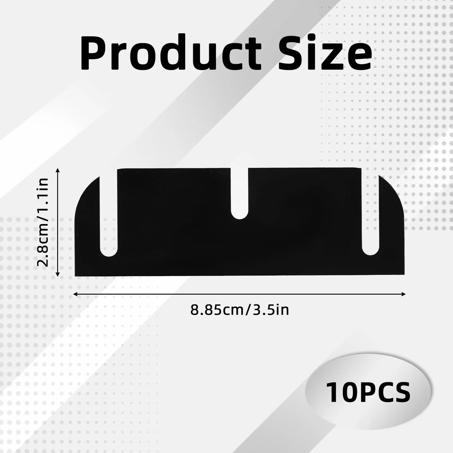 Cuñas de Bisagra para Puerta, 3,5in/8,85cm Ajustables, Relleno de Espacios