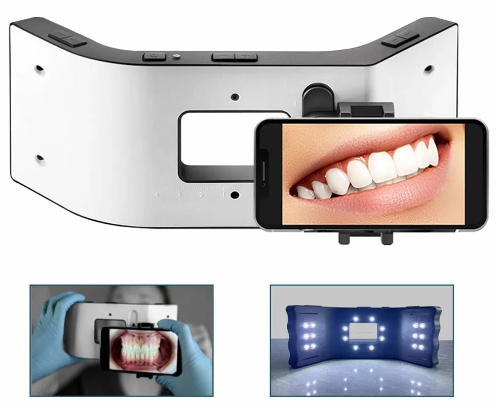 Lámpara LED Dental Intraoral 20 Leds 5W Alto Brillo Fotografía Oral Herramientas de Relleno