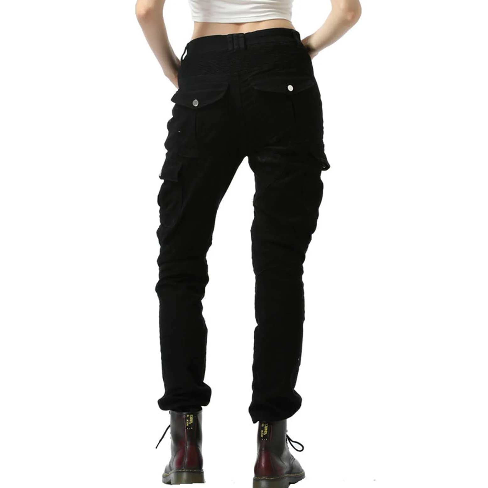 Pantalones casuales para mujer, cintura alta, elásticos, cómodos, para entrenamiento, yoga, viajes, pantalones de chándal con bolsillos para uso diario