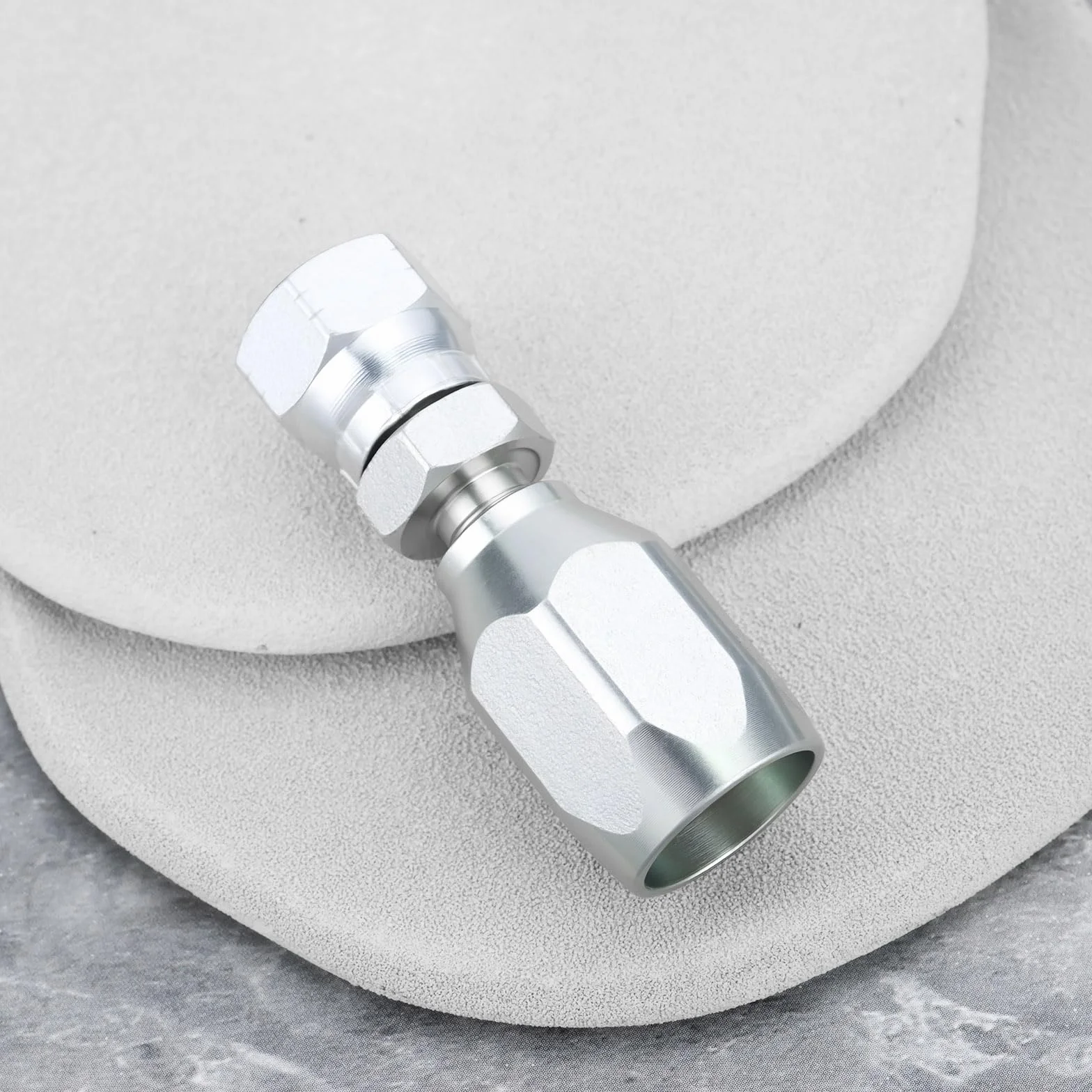 OTOTEC 2 Accesorios de Manguera Hidráulica Reutilizables BSP de 3/8'' para Manguera de Alambre R1T 1SN