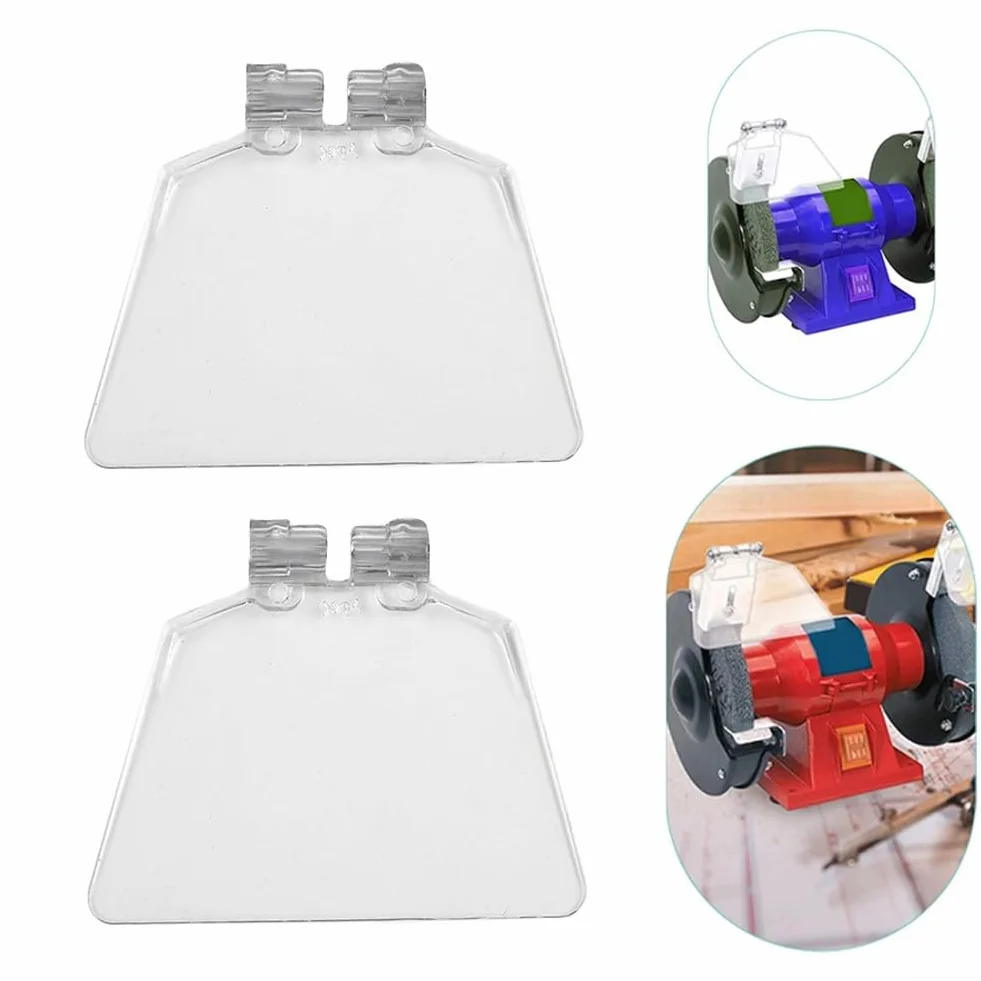 Protectores oculares para amoladora de banco, 2 transparentes ABS