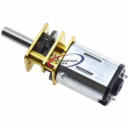 Mini DC N20 Motorreductor 3V 6V 12V 15-1000RPM Caja de Cambio de Metal