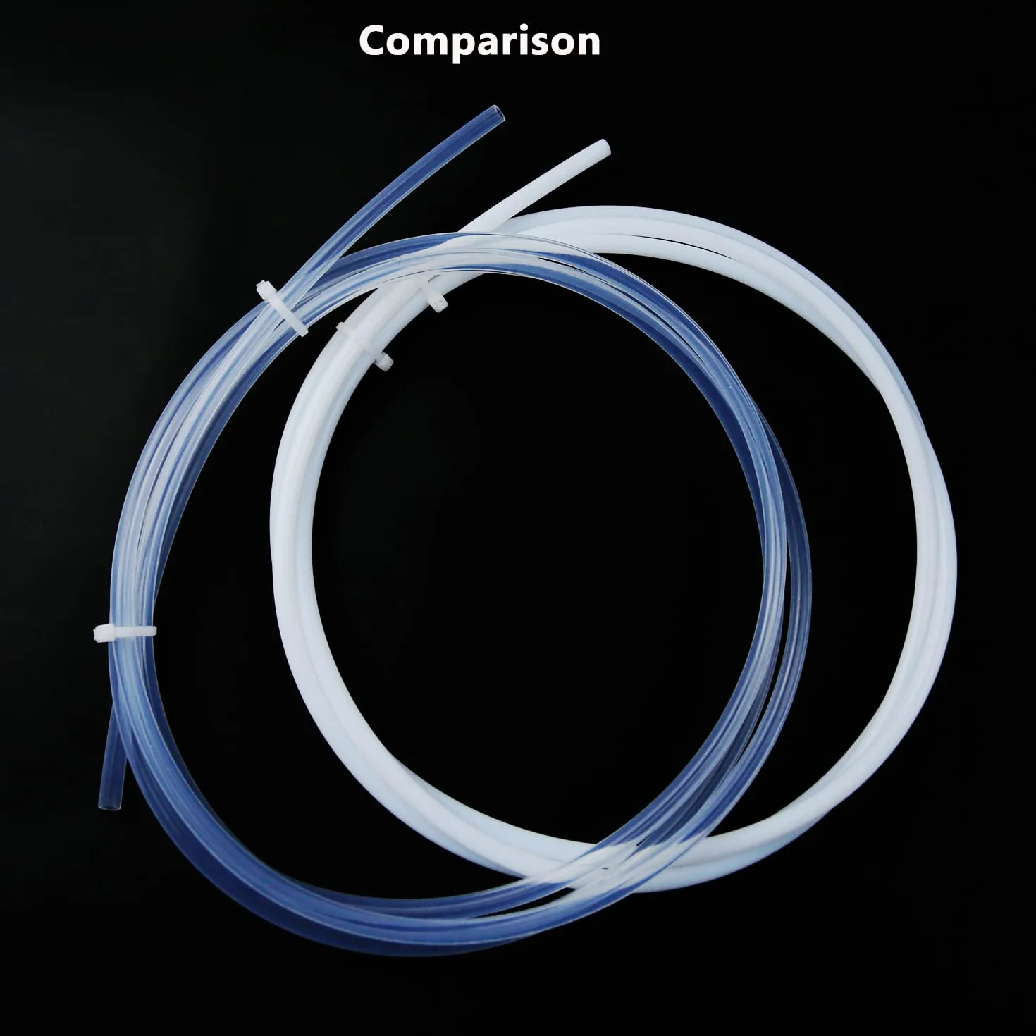 Tubo de Teflón PTFE 3 Metros 3mm ID x 5mm OD Blanco con Cortador