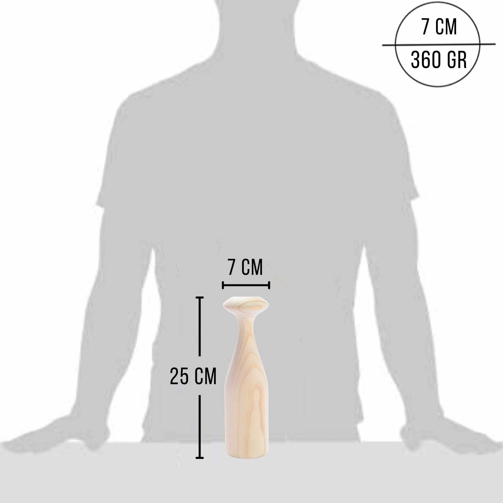 Chufamix Vegan Milker Mortero de Madera Recambio Funciona con Cualquier versión