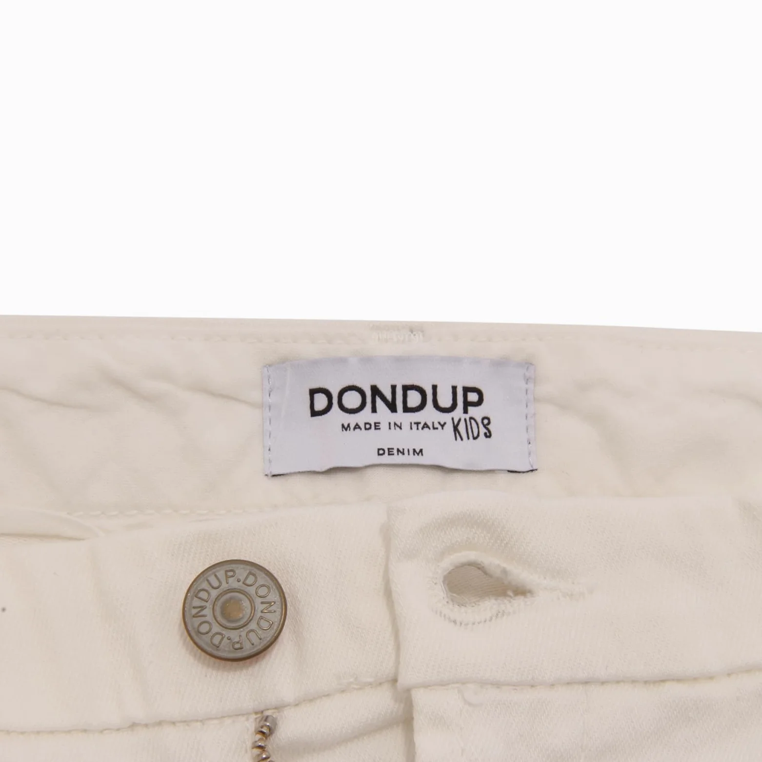 DONDUP 1166AR jeans bimbo KIDS denim trousers white