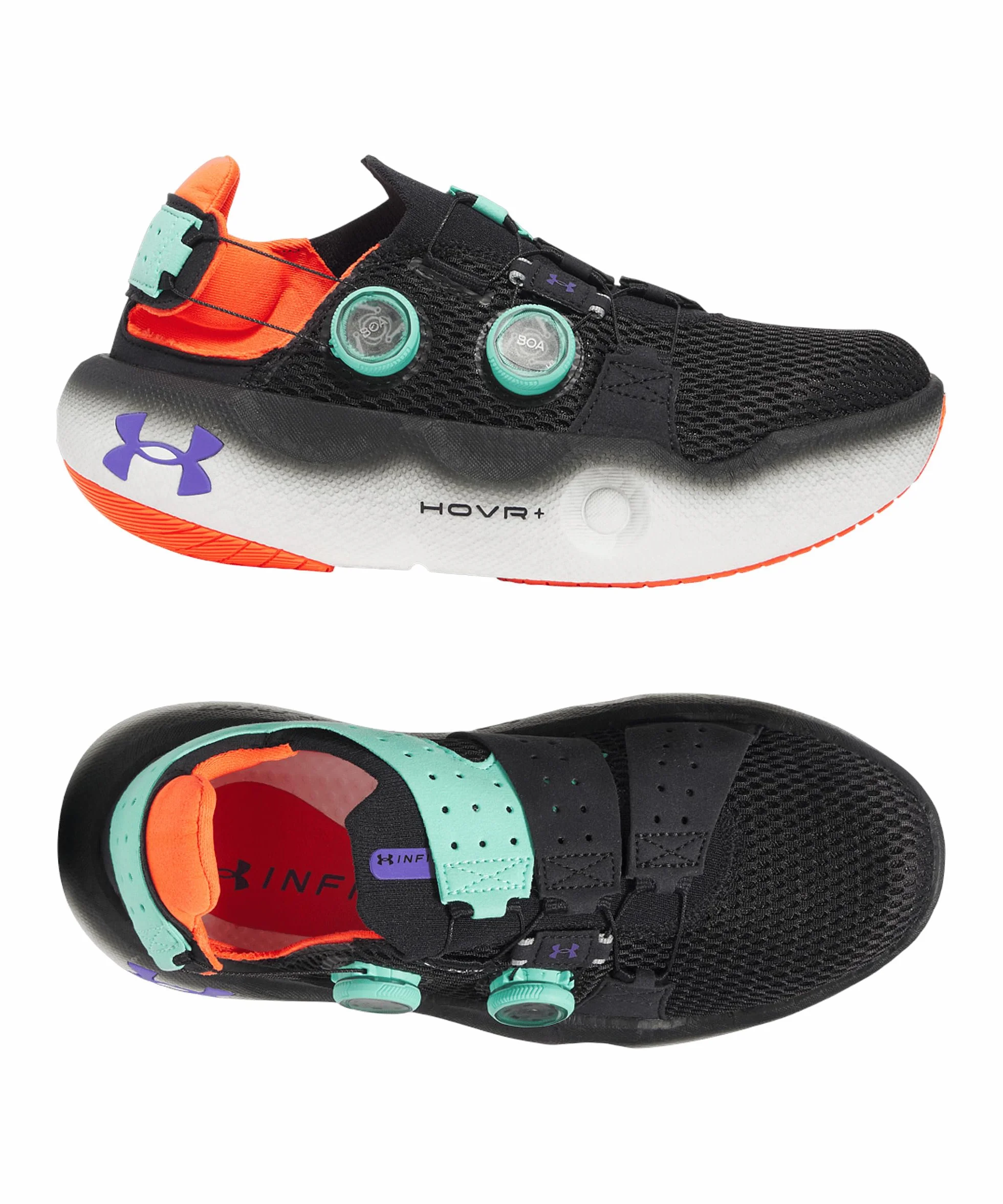 Under Armour Infinite Mega Zapatillas para Correr Neutral Black/Comet Green