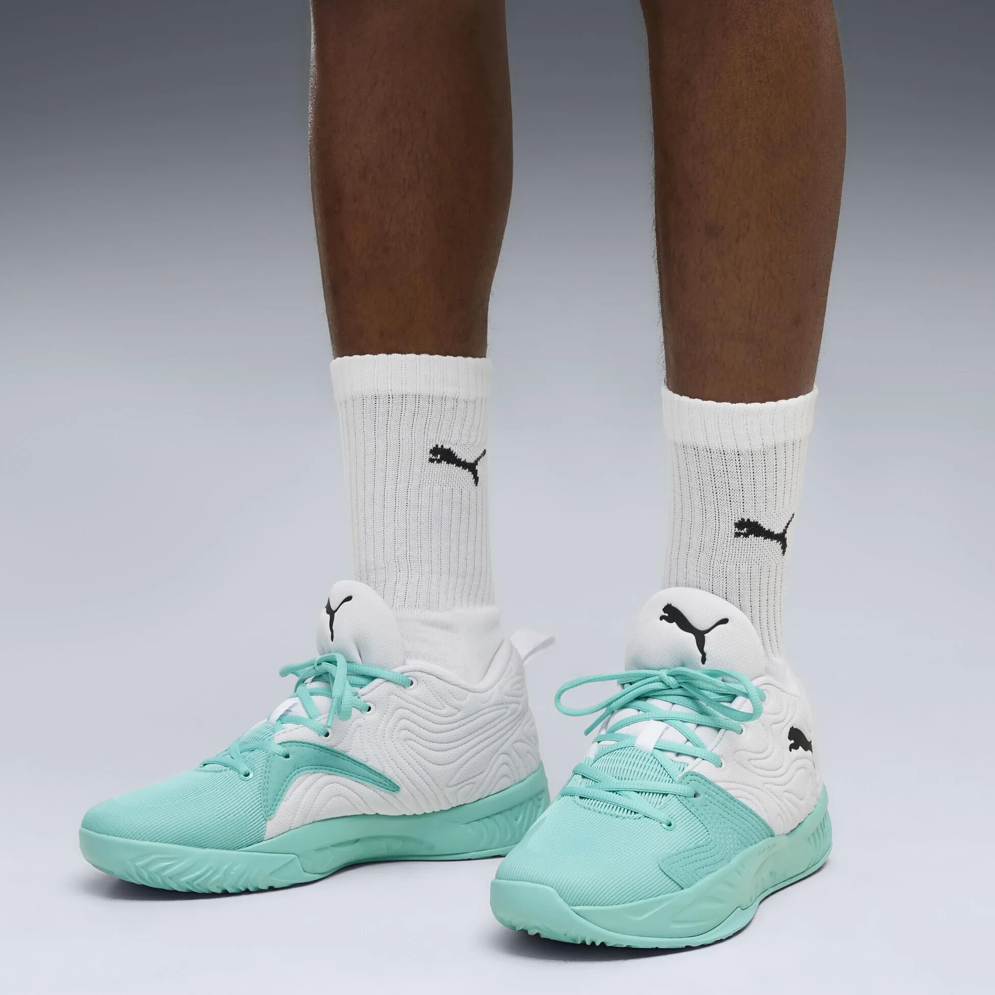 PUMA Zapatillas de Baloncesto Court Pro 3 Mid Unisex