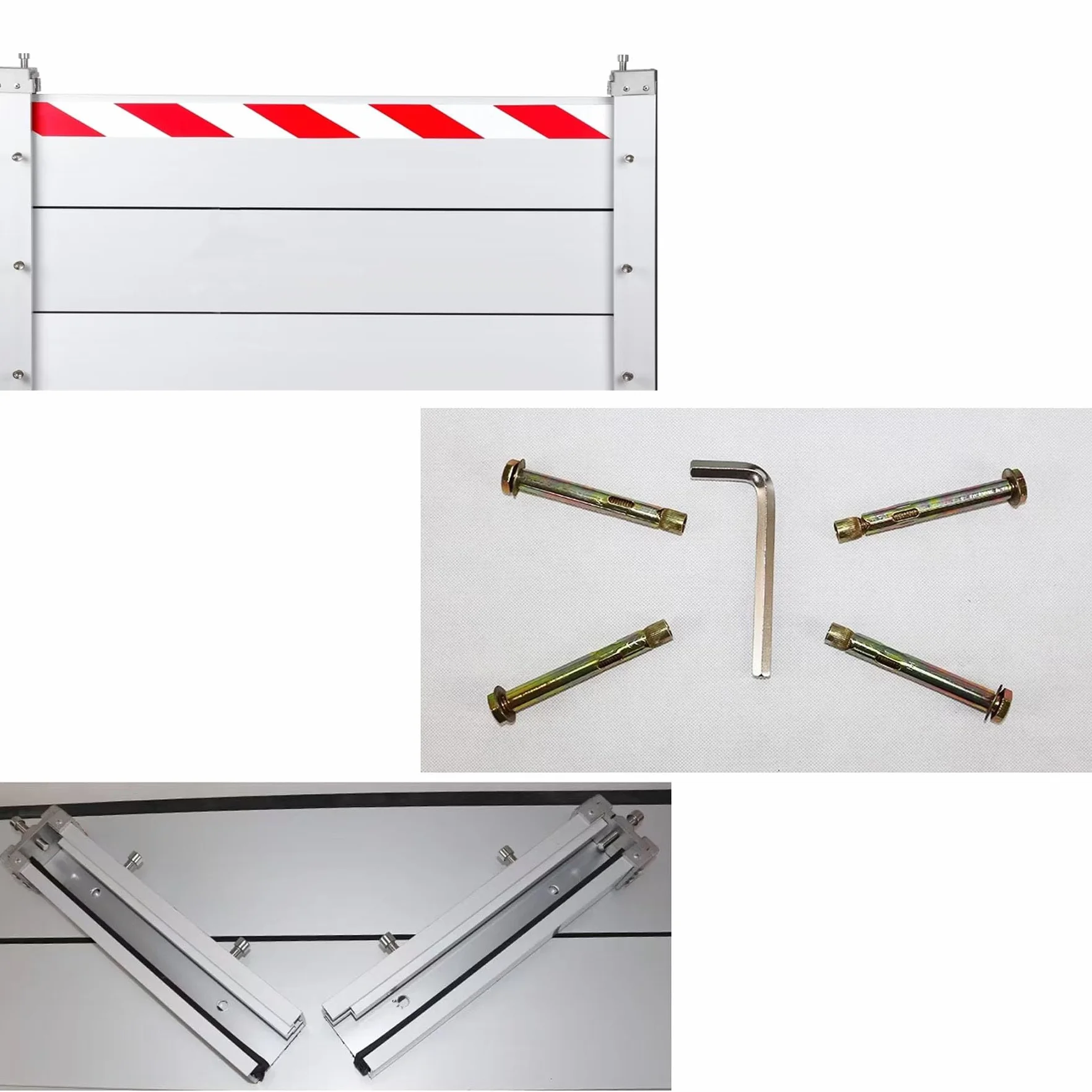 Barrera Anti Inundaciones Aluminio Extensible 270x60cm Reutilizable