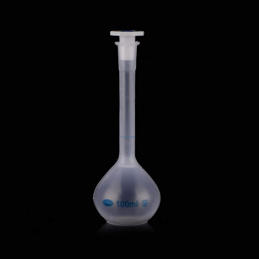 Pipeta Volumétrica Matraz Aforado 1000mL Resistente al Calor Cuello Largo Laboratorio Escuela