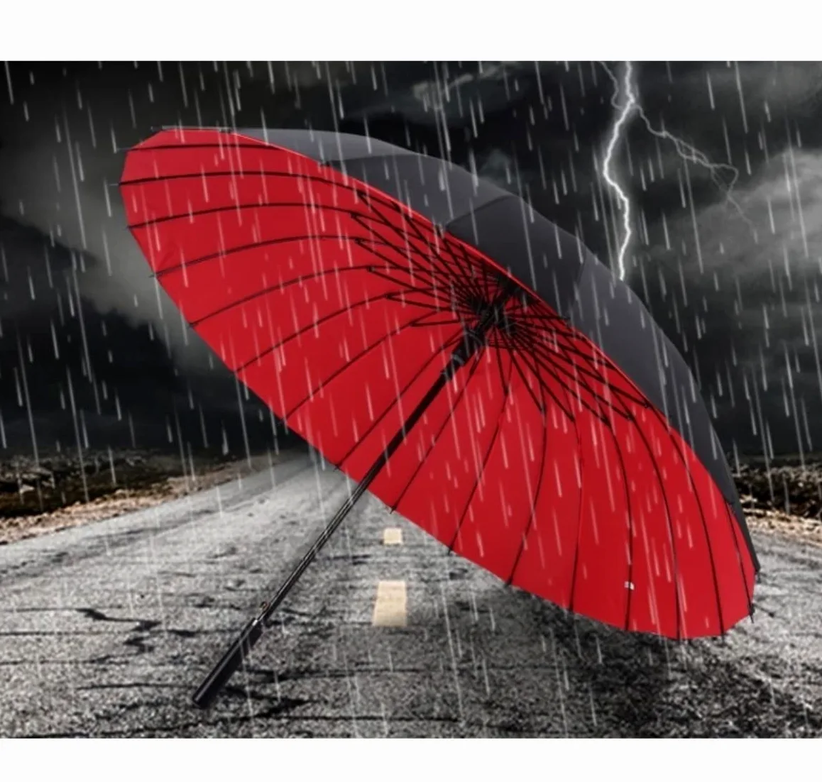 Paraguas Antiviento Paraguas Automático Grande, Paraguas De Jardín, Paraguas De Patio, Paraguas De Lluvia, Paraguas Reforzado A Prueba De Viento para Hombres Y Mujeres Paraguas Hombre Mujer (Blue : G