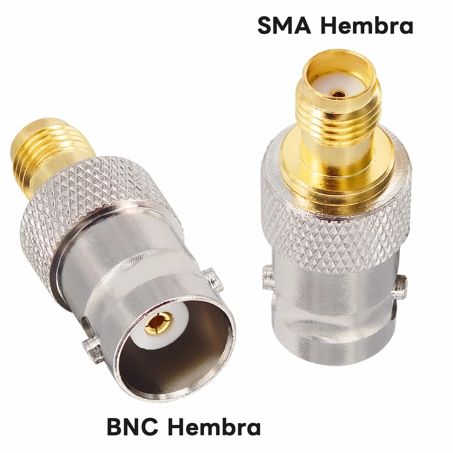 Adaptador SMA Hembra a BNC Hembra para SDR Ham Radio Baofeng UV-5R UV82 V-5R5