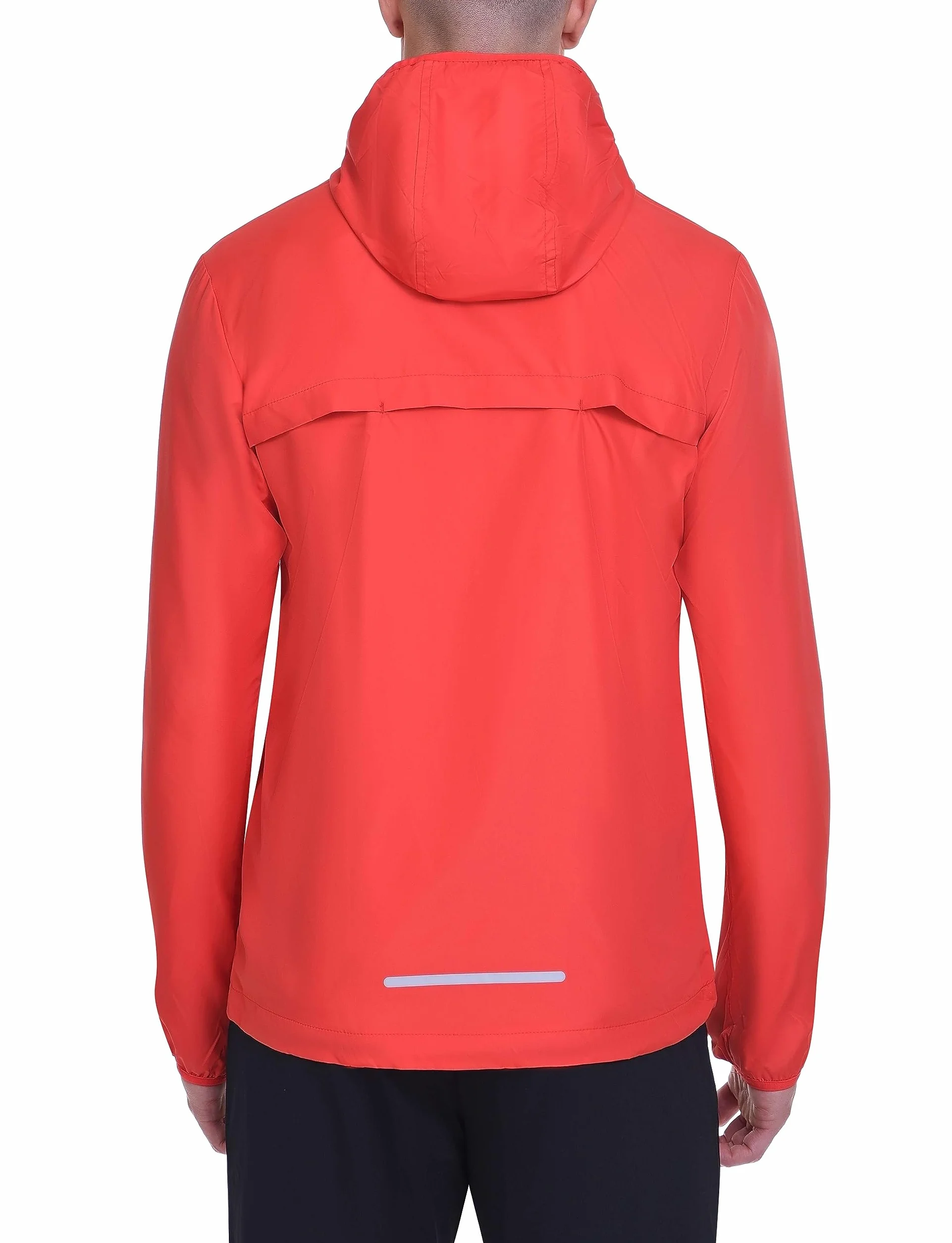 TCA Chaqueta Softshell de Running para Hombres, Reflectante, Transpirable y Plegable, con Bolsillos con Cierre