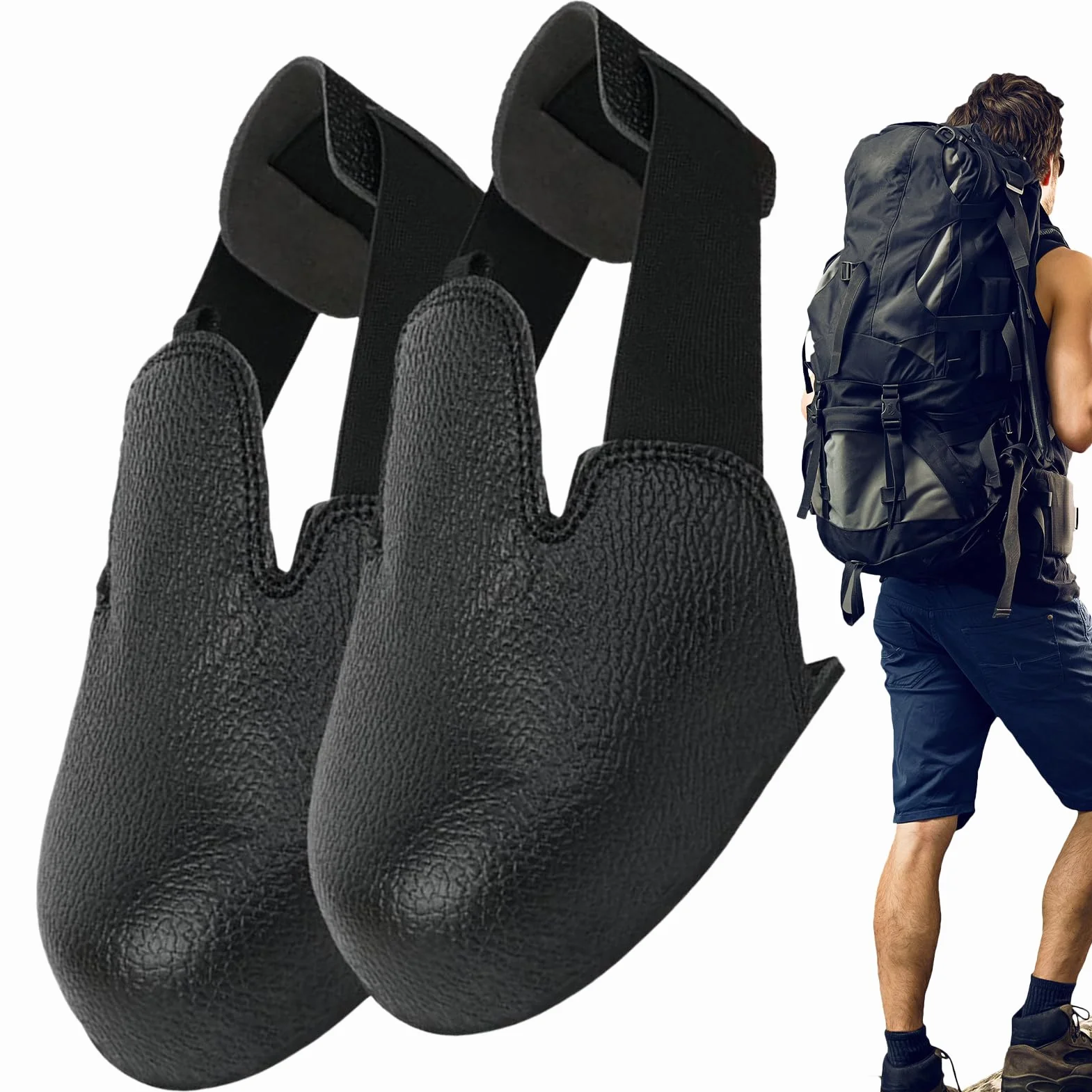 Puntas de acero para zapatos, 1 par de plantillas de punta compuesta a prueba de golpes | Protección para el trabajo y el ocio - Accesorios para zapatos - Ideal para familias y seres