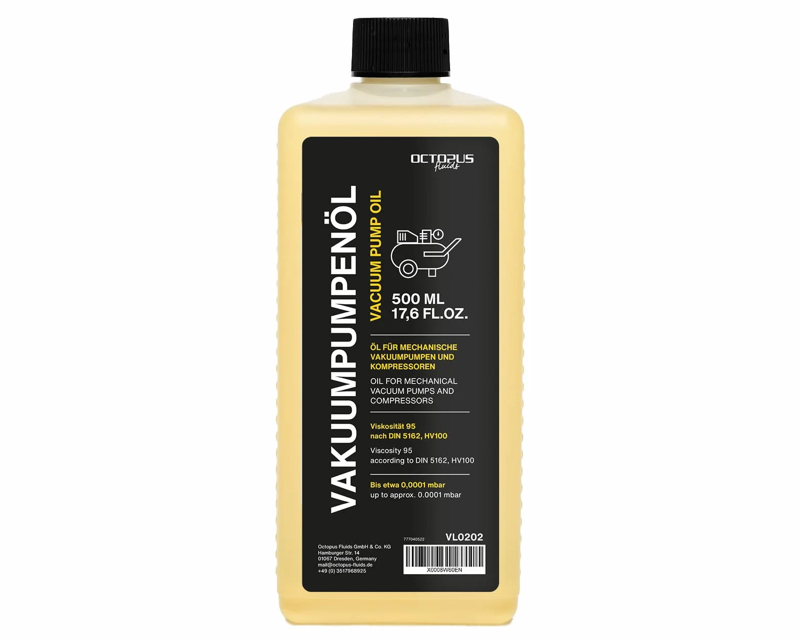 Aceite para bomba de vacío, bombas rotativas a paletas, válvulas de compuertas, lóbulos y pistones