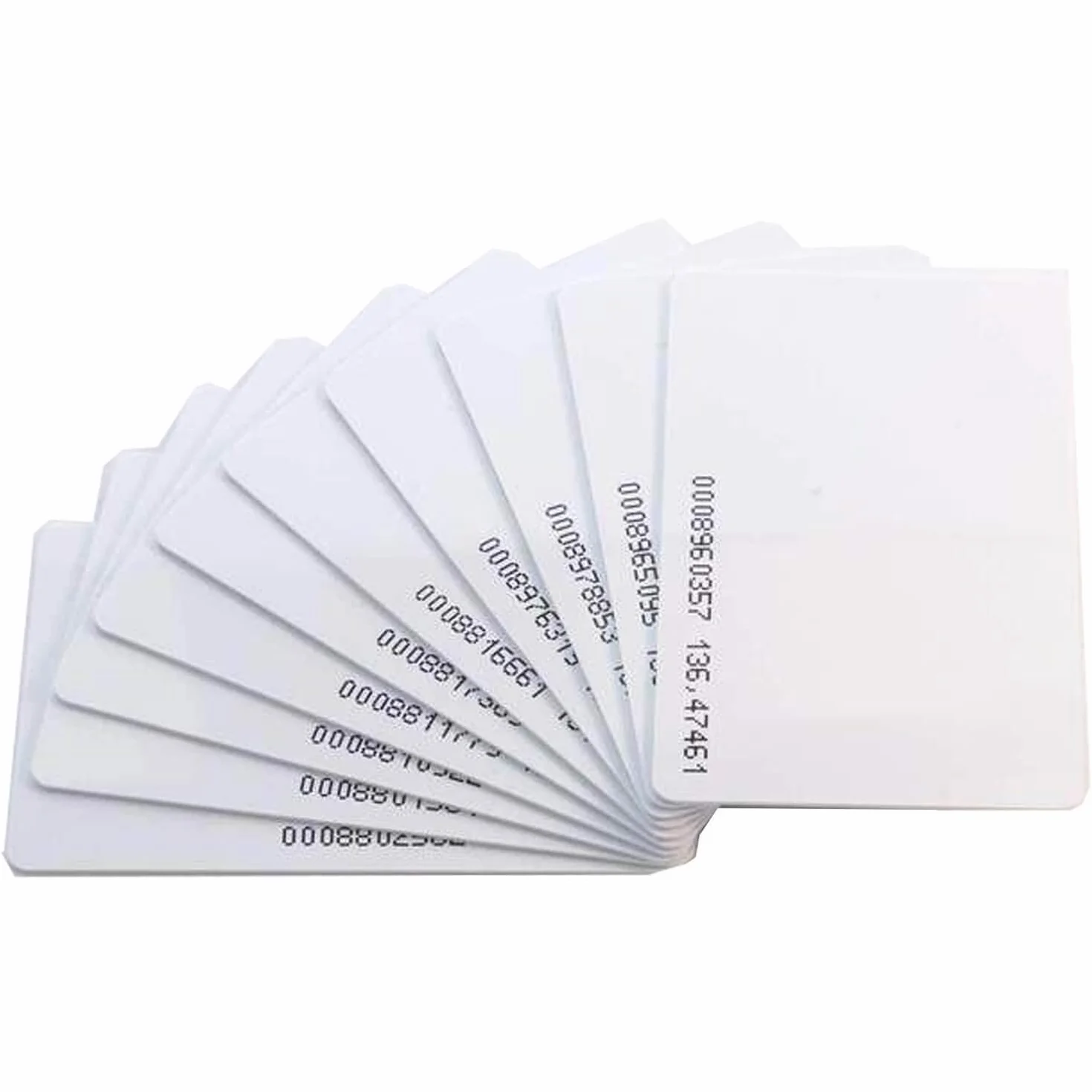 AZDelivery RFID Tarjeta Llave 125 kHz Blanco Numeradas 10 Stk Compatible Arduino