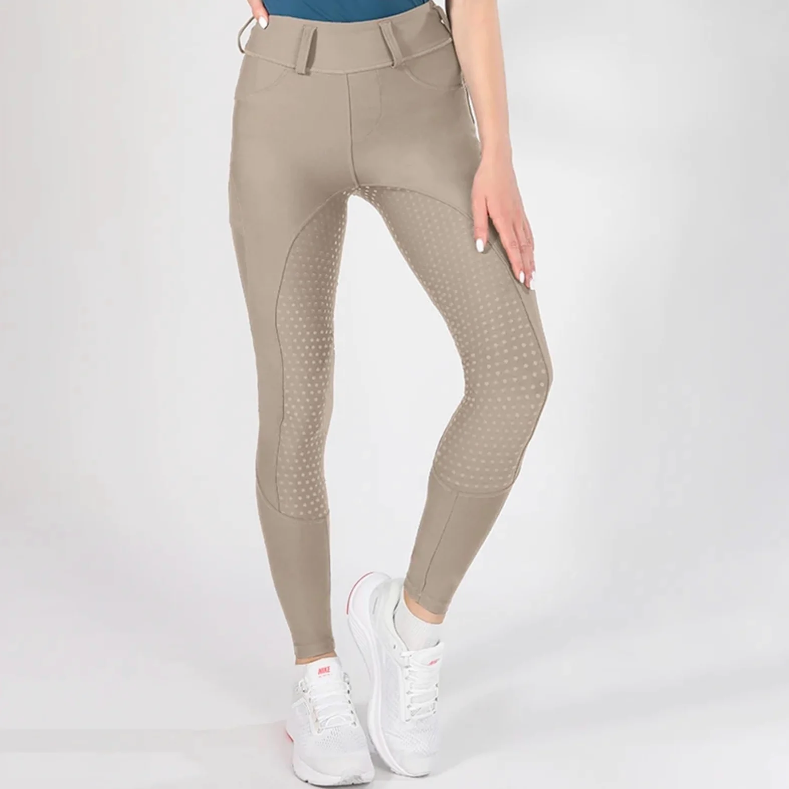 Pantalones De Montar A Caballo Mallas de Montar Silicona con Agarre Completo for Mujer, Pantalones a Caballo, Ropa Ecuestre para EquitacióN