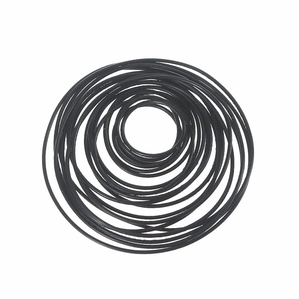Goma de silicona banda polea transmisión motor redondo 1x1mm 20 unids DIY juguete módulo coche