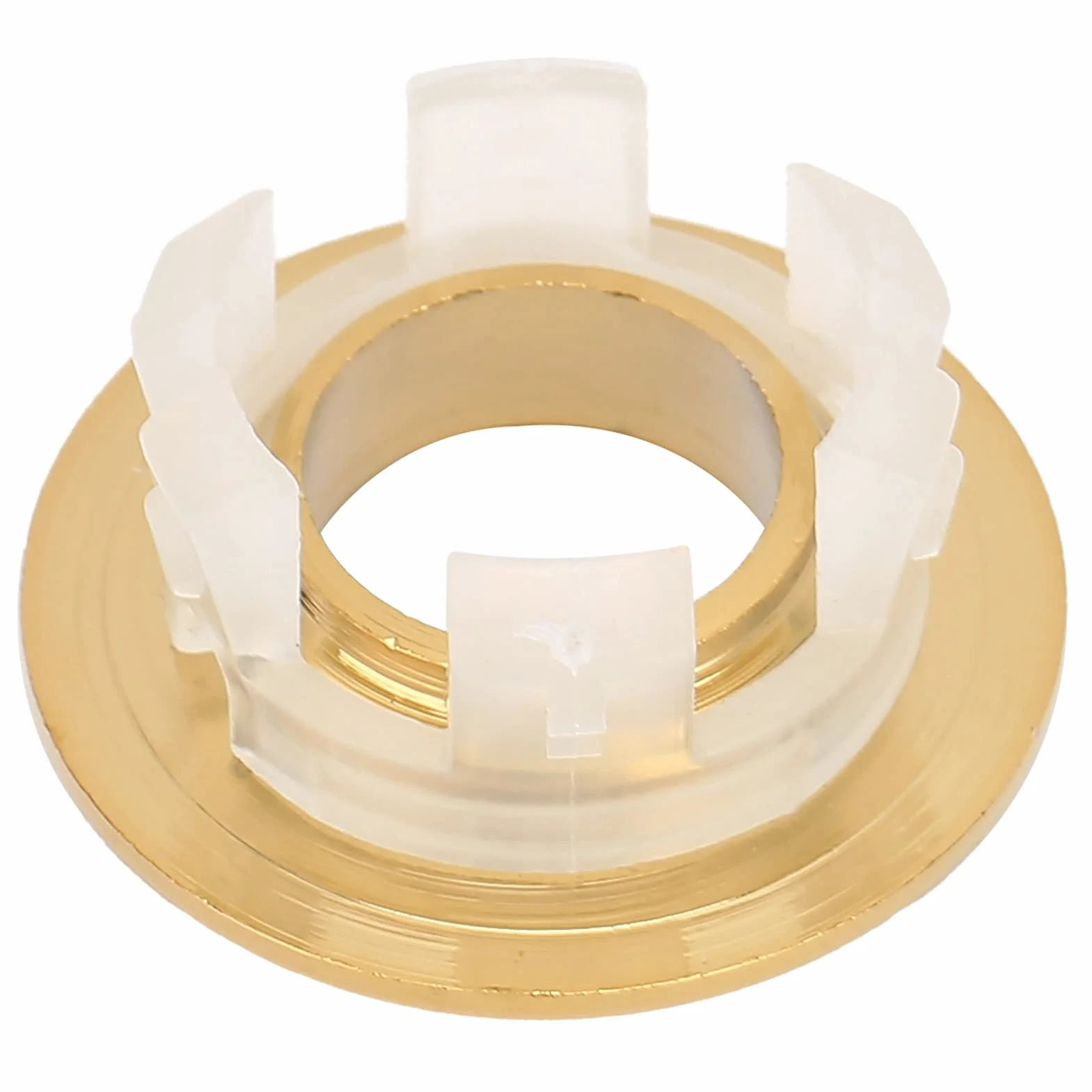 Tapa de desbordamiento para fregadero latón circular - Anillo de repuesto inserto lavabo cocina