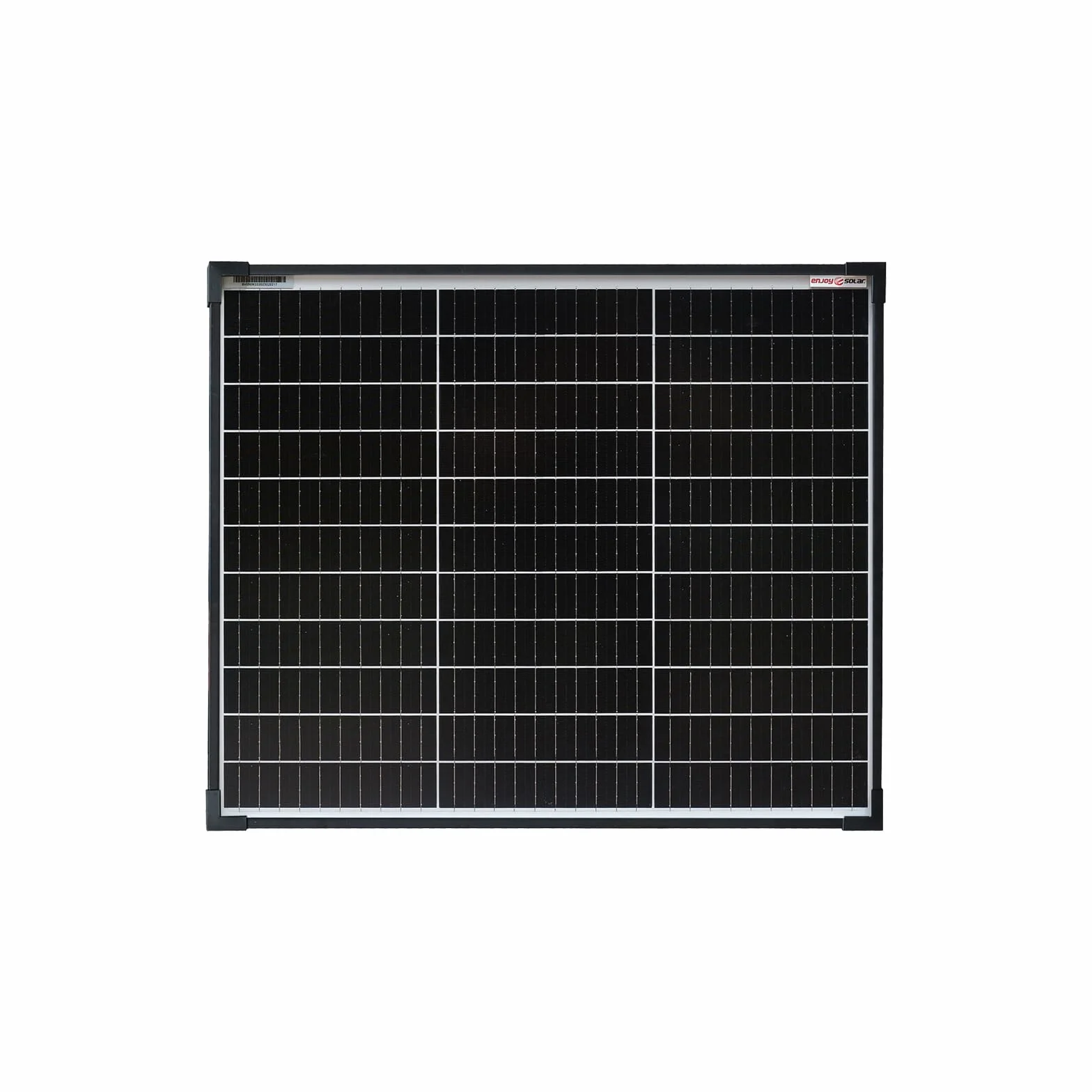 Panel Solar Monocristalino 50W 12V 182mm 10 Busbars