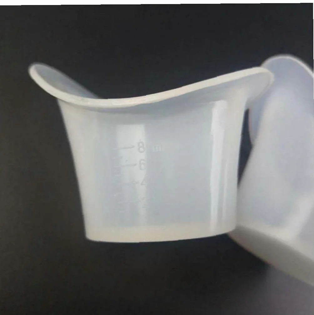 Medical Lavado Ojo Taza Soft Ofthalmic Eyewash Cup 8ml Solución Cuidado Ojos