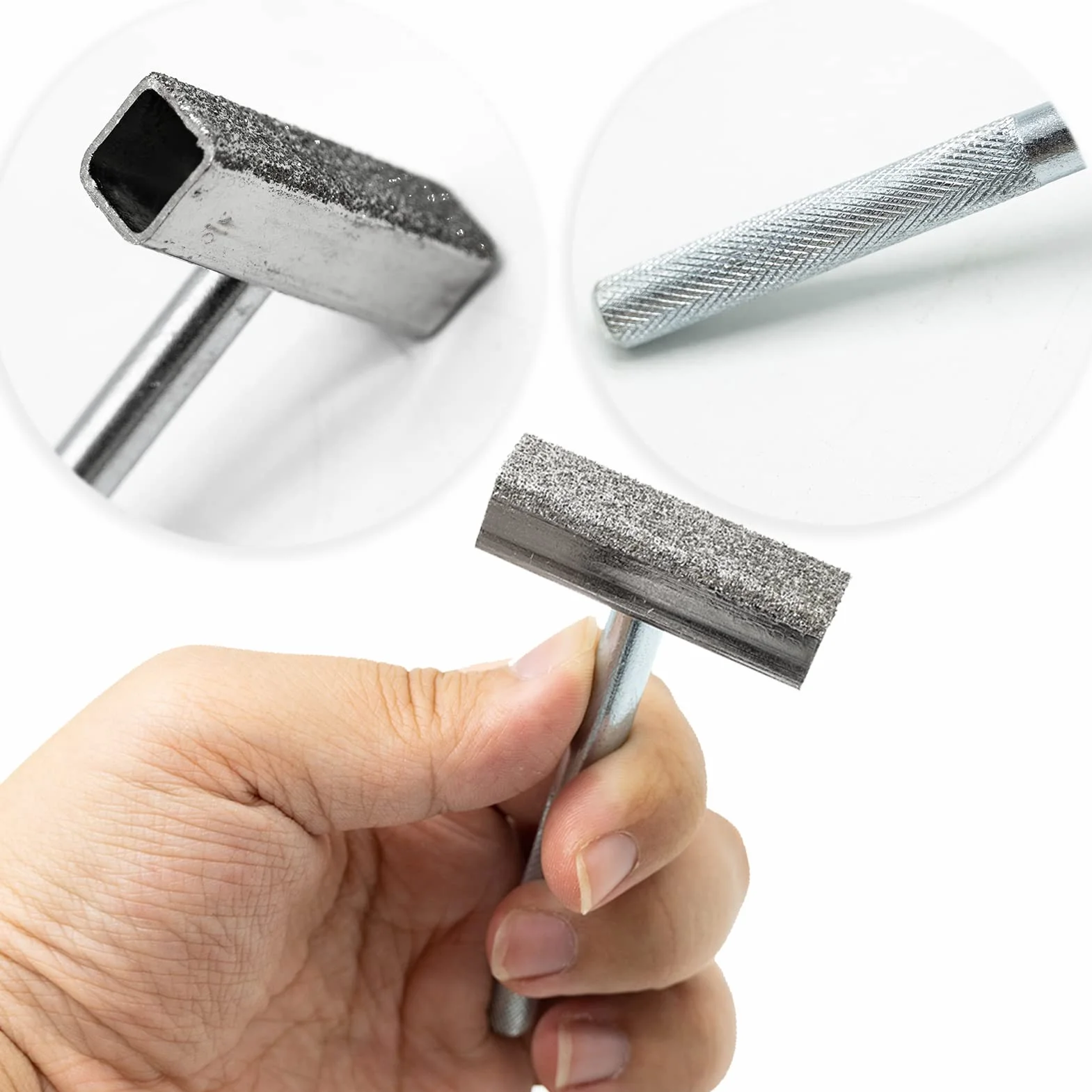 Rueda de molienda de diamante 3 piezas para amoladora herramienta de vestir piedra banco plata