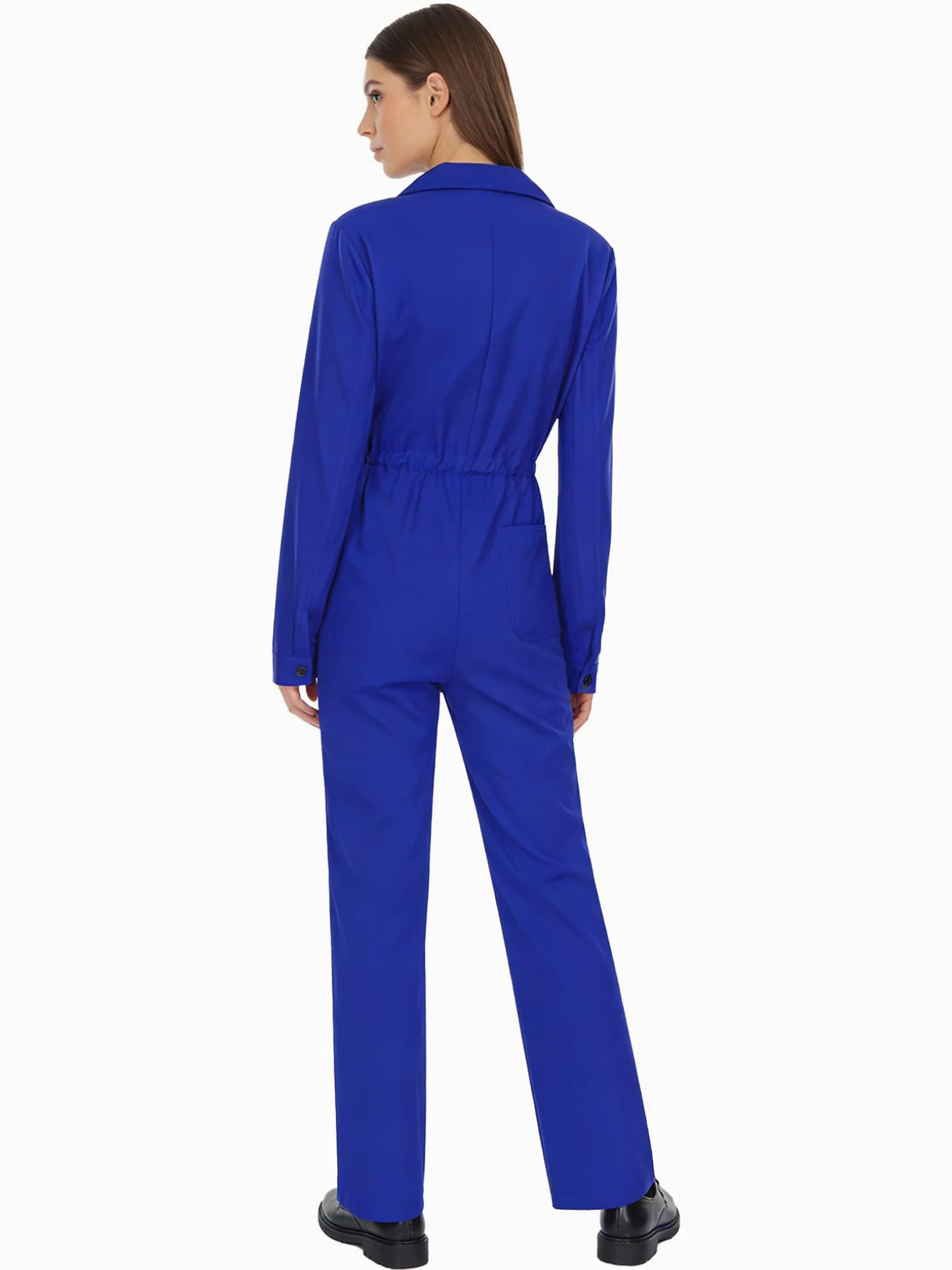 Kaerm Mono de trabajo para mujer, artesanía, manga larga, ropa de trabajo de una pieza, artesano, rallycombi, mono de taller, mecánico, combi de trabajo, traje de protección