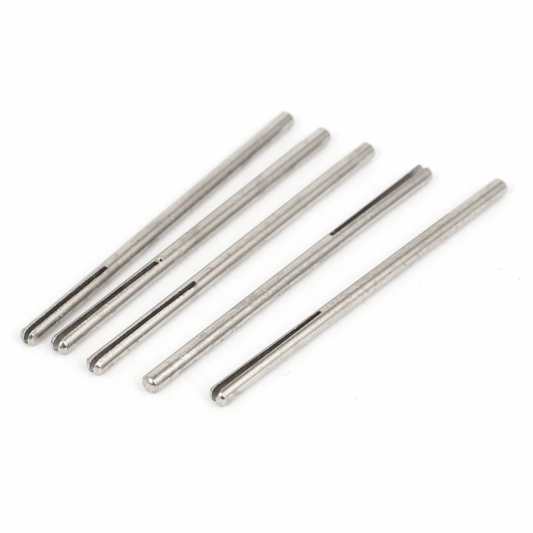 sourcing map Discos de lijado abrasiva de 2,35mm 3/32" de diámetro del vástago dividido 5pcs