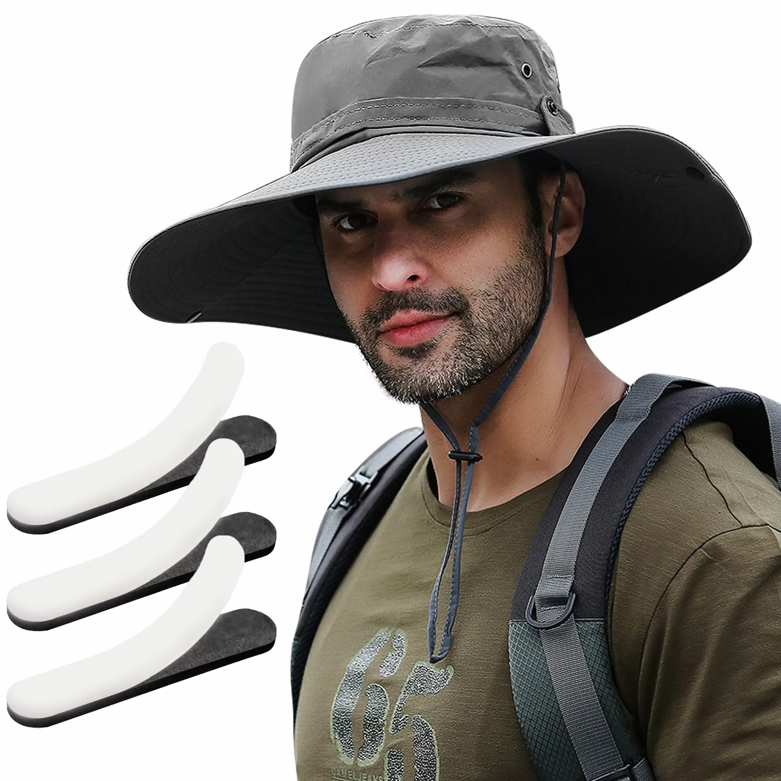 TYXHXT Sombreros Cubo, Bucket Hat, Pescador Gorro, Impermeable Plegable Sombrero, Pescador Gorro para Hombres y Mujeres, Sombreros Sol de Plegables para Verano con Protección, al Aire Libre