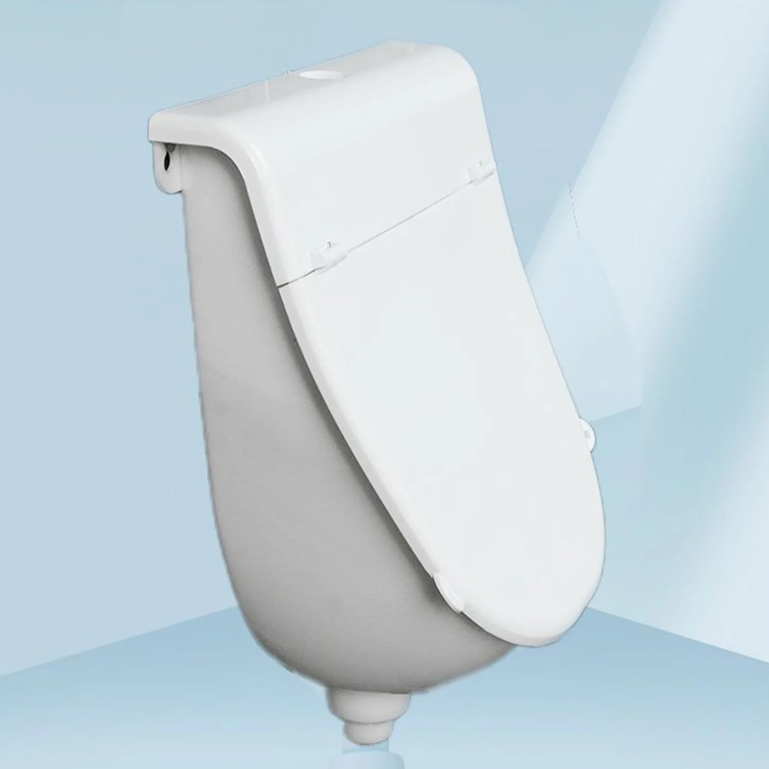 Urinario De Pared Con Tapa Para Baño Descarga Ajustable Manguera Hogar Jardín Exteriores