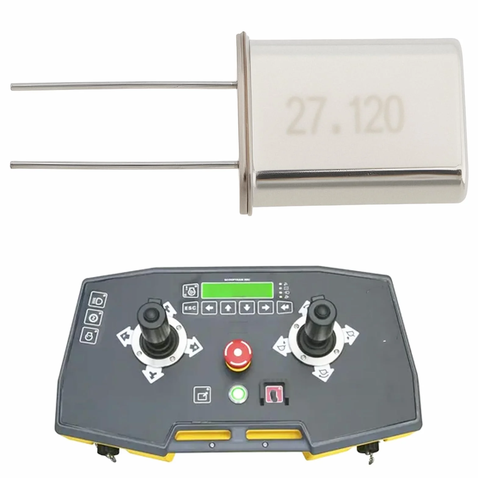 10 Unidades Oscilador de Cristal de Cuarzo 27,120 MHz HC-49/U para Módulo RF