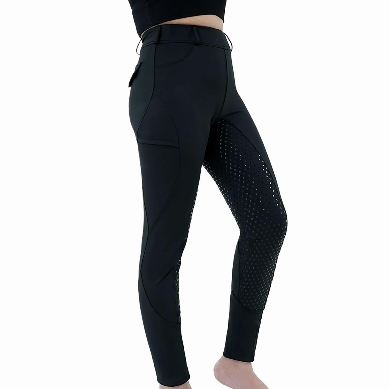 Pantalones Montar a Caballo Mujer Pantalones de equitación for Mujer, Mallas Entrenamiento Ecuestre, Ropa Deportiva for Exteriores(White,S)