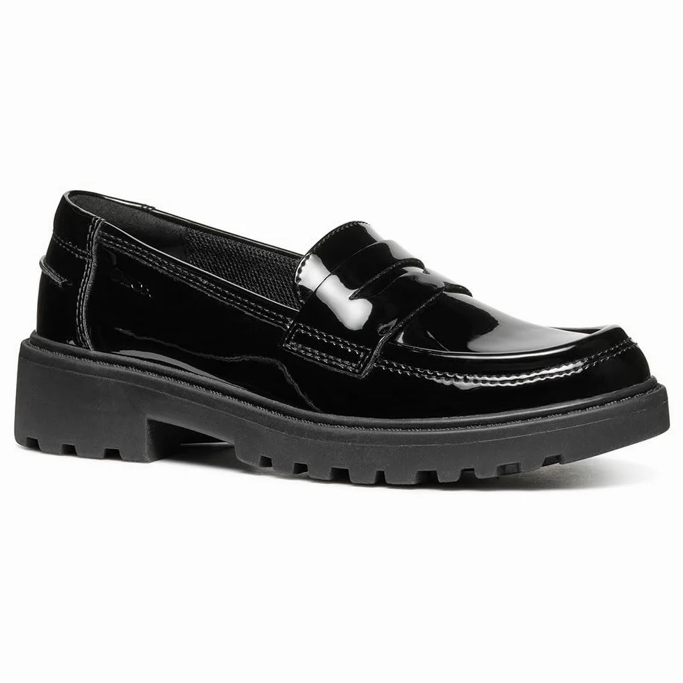 Geox J Casey Girl C Mocasín Niñas Black