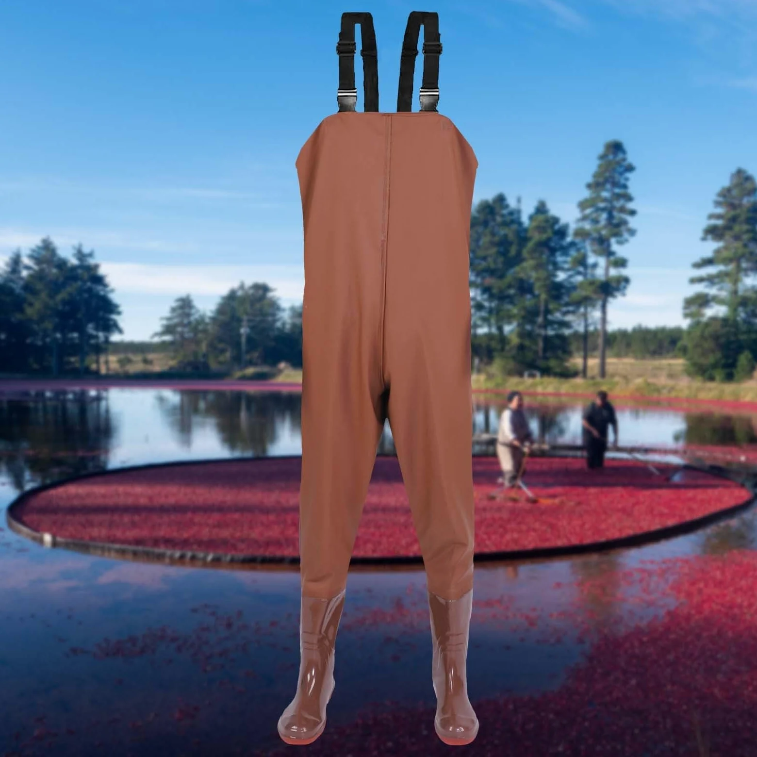 Peto para hombre, pantalones de vadeo holgados para hombre, impermeables, con cinturón, traje de pesca, pantalones básicos para la lluvia, transpirable, mono ajustable, pantalones de trabajo elásticos