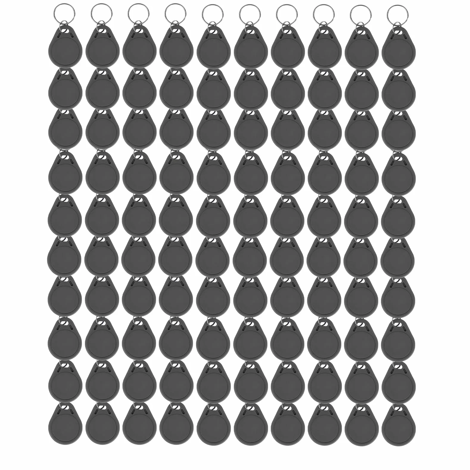 Resistente al Agua ABS 13.56MHz ISO14443 A MF Classic 1K NFC RFID Token Llavero Gris