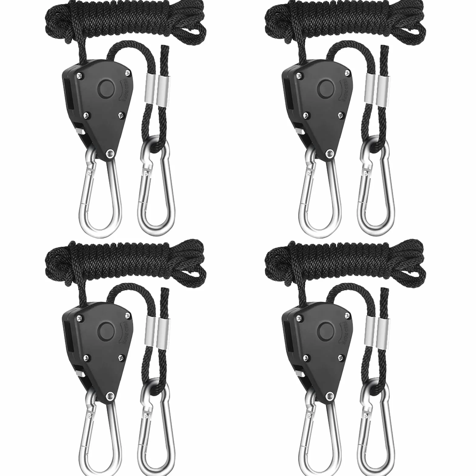 Trinquete de Cuerda Ajustable 1/8, Gancho para Carraca, Colgador Grow Light
