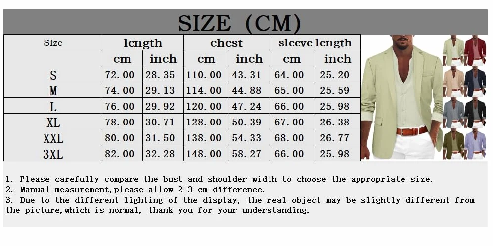 Genérico Americana Hombre Casual, Chaqueta Deportiva Informal para Hombre, Elegante Blazer De Un Botón, Chaqueta Ligera De Ocio con Bolsillo, Corte Entallado Liso, M