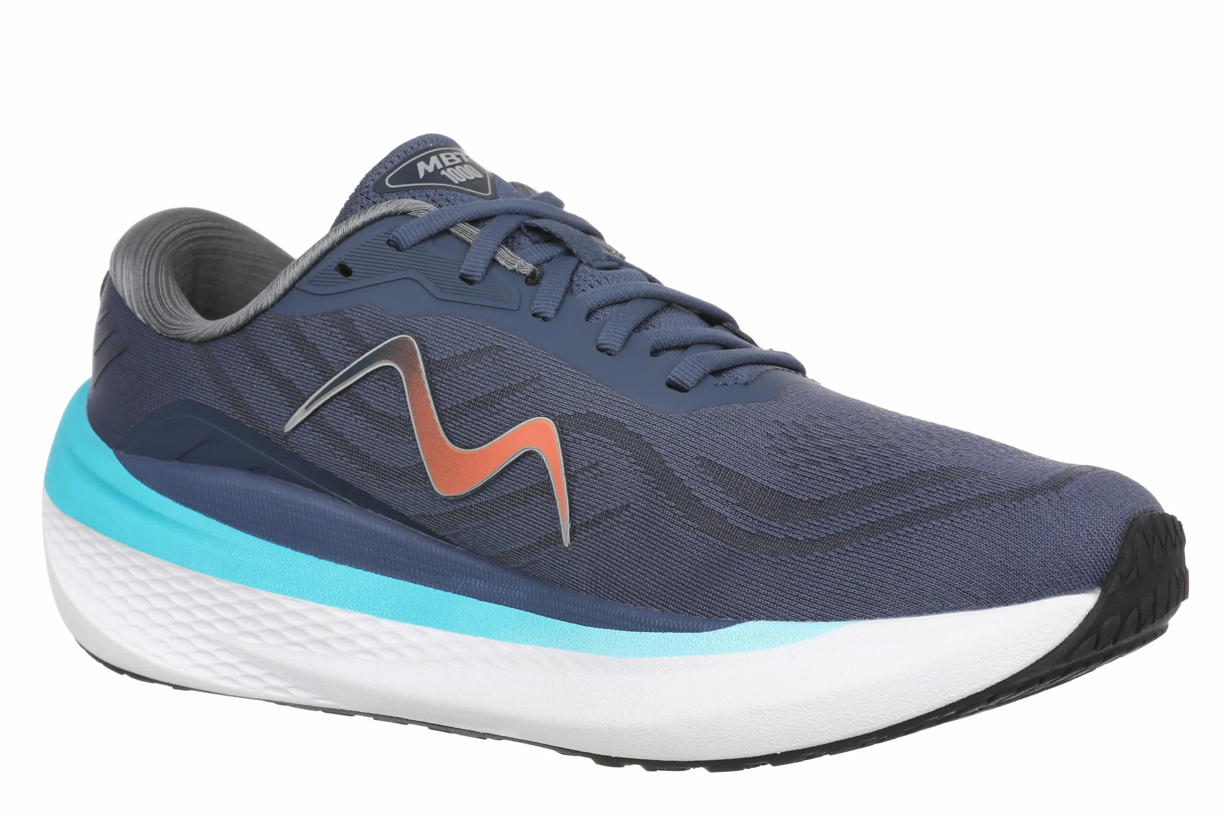 MBT-1000 Lace UP Zapatillas de Deporte para Hombre. Deportivas para Correr Anatómicas y Cómodas. Calzado Fisiológico Confort y Estabilidad con Suela Curva. Sneakers Running