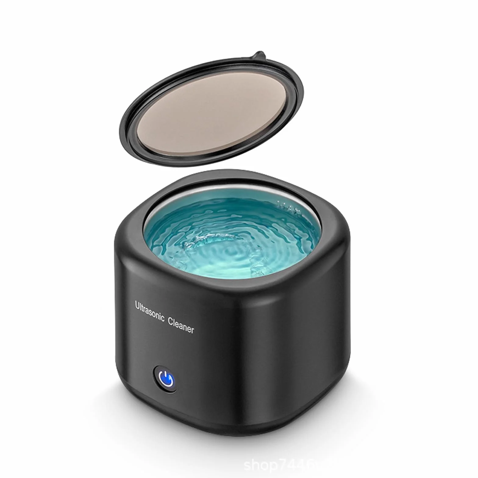 Estuche para Gafas, Limpiador ultrasónico Profesional portátil de 180 ml for Joyas, retenedores y Protectores bucales