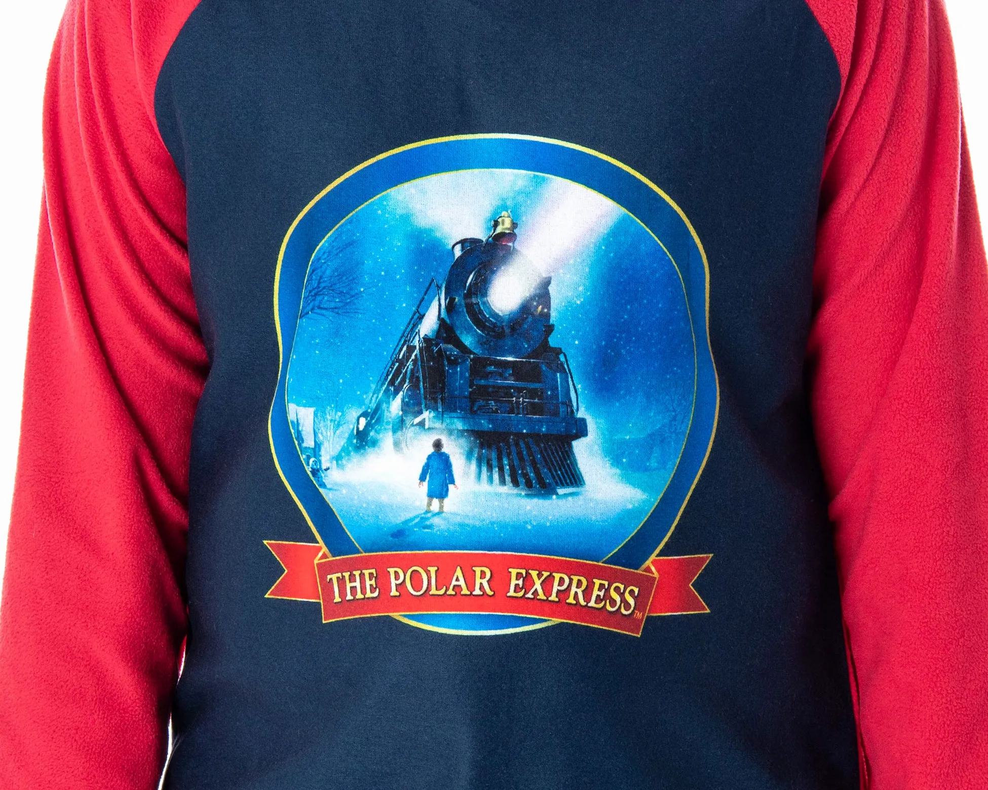 El tren expreso polar Niños Grandes Raglan Pajama Set (6/7)