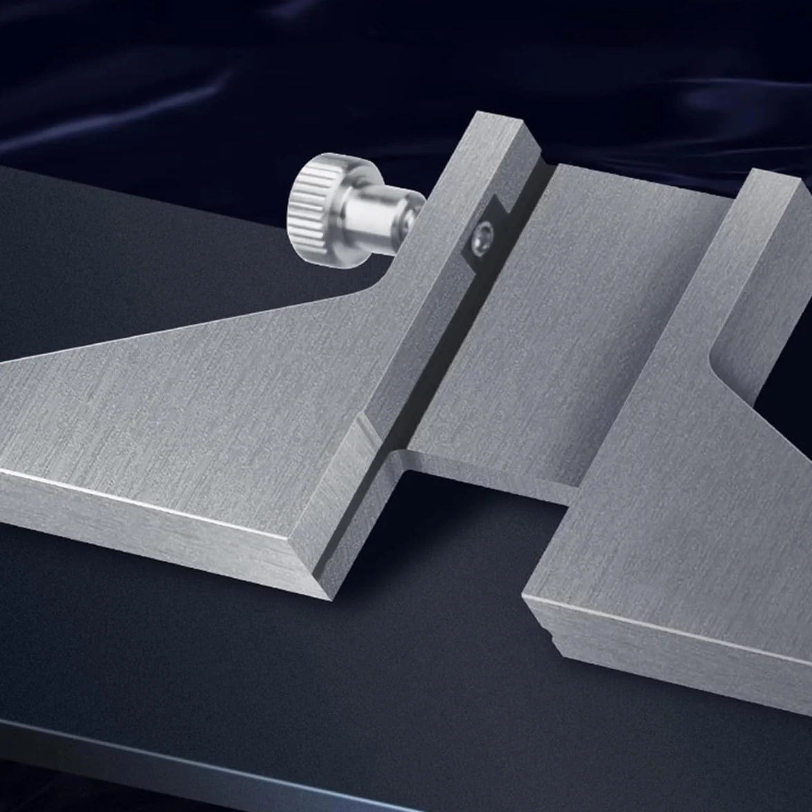 Base de calibre de profundidad accesorio para pies de medición compatible con calibradores Vernier y diales