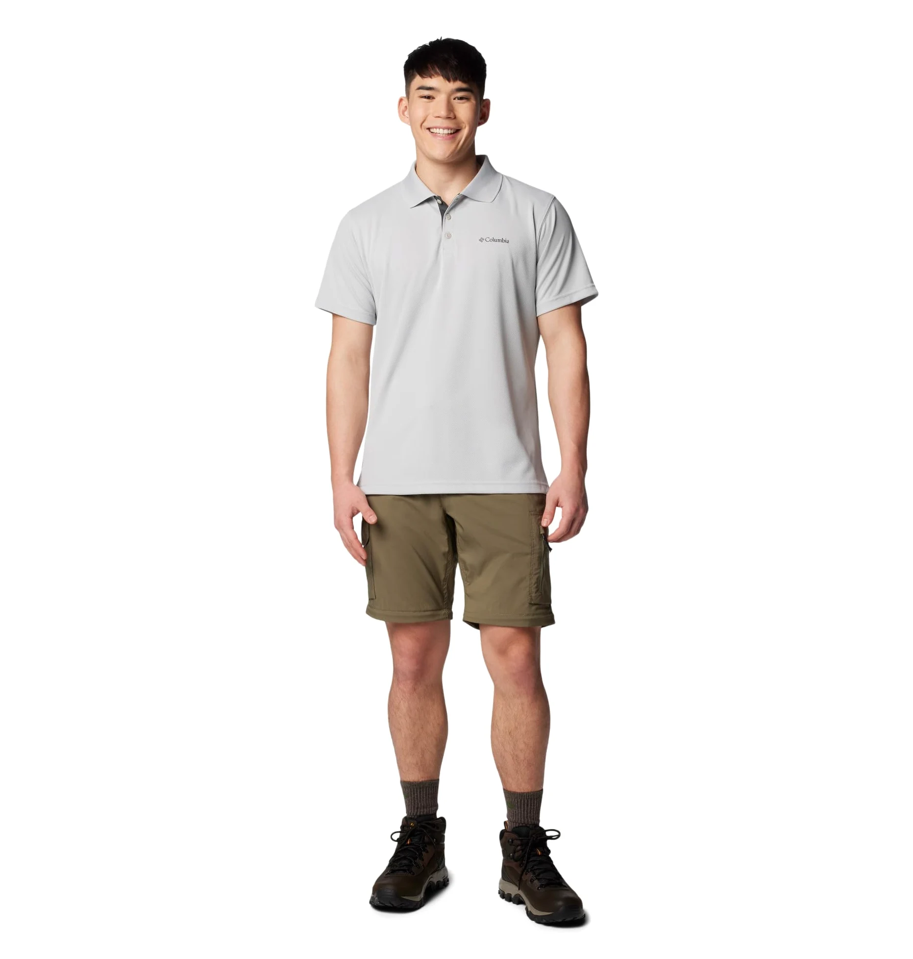 Columbia Pantalón Convertible Silver Ridge Utility - Pantalones de Senderismo Hombre