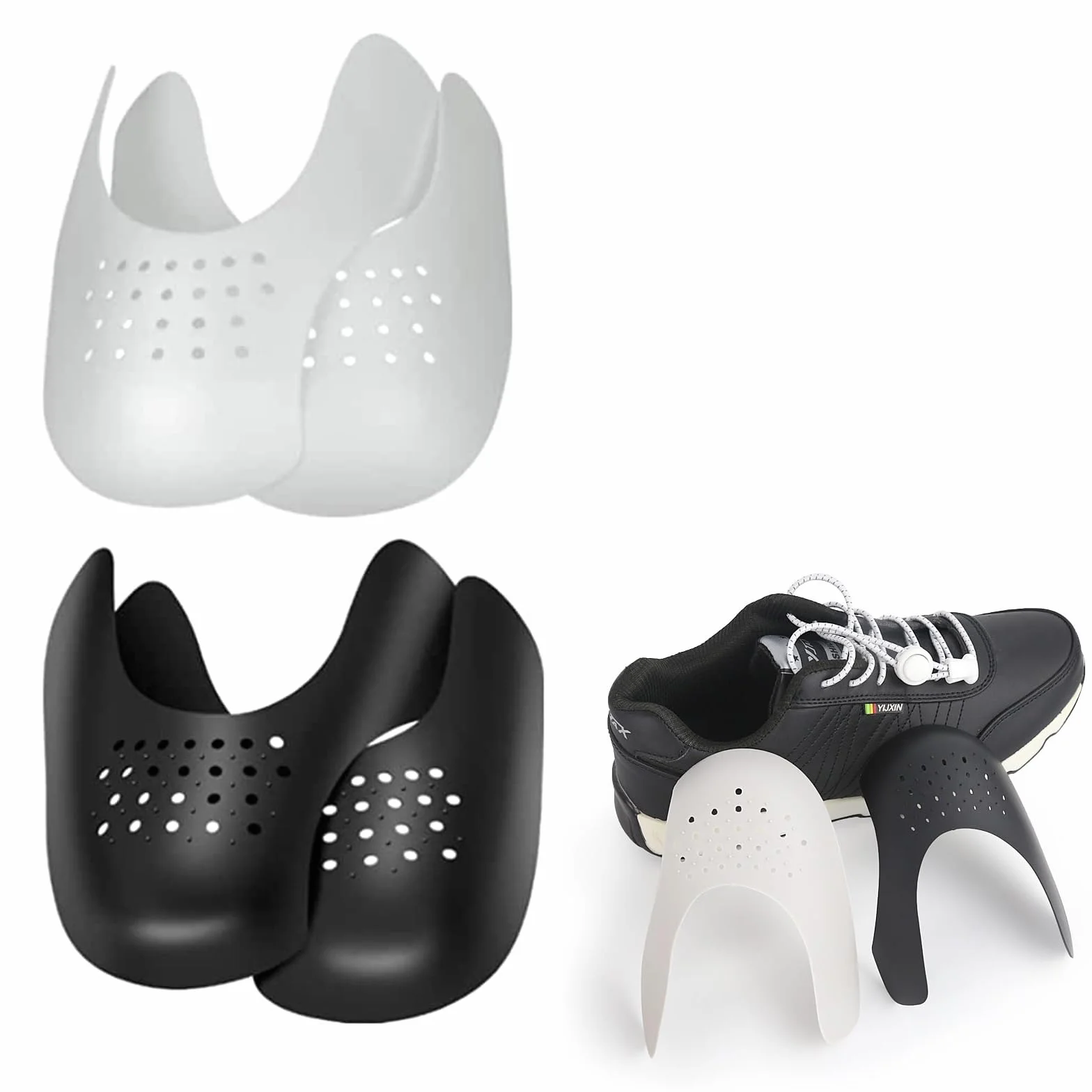 SEMINISMAR Protección antiarrugas para zapatos, protección contra pliegues de zapatos, protección contra pliegues de zapatos, protección contra torceduras, protección contra torceduras, protección