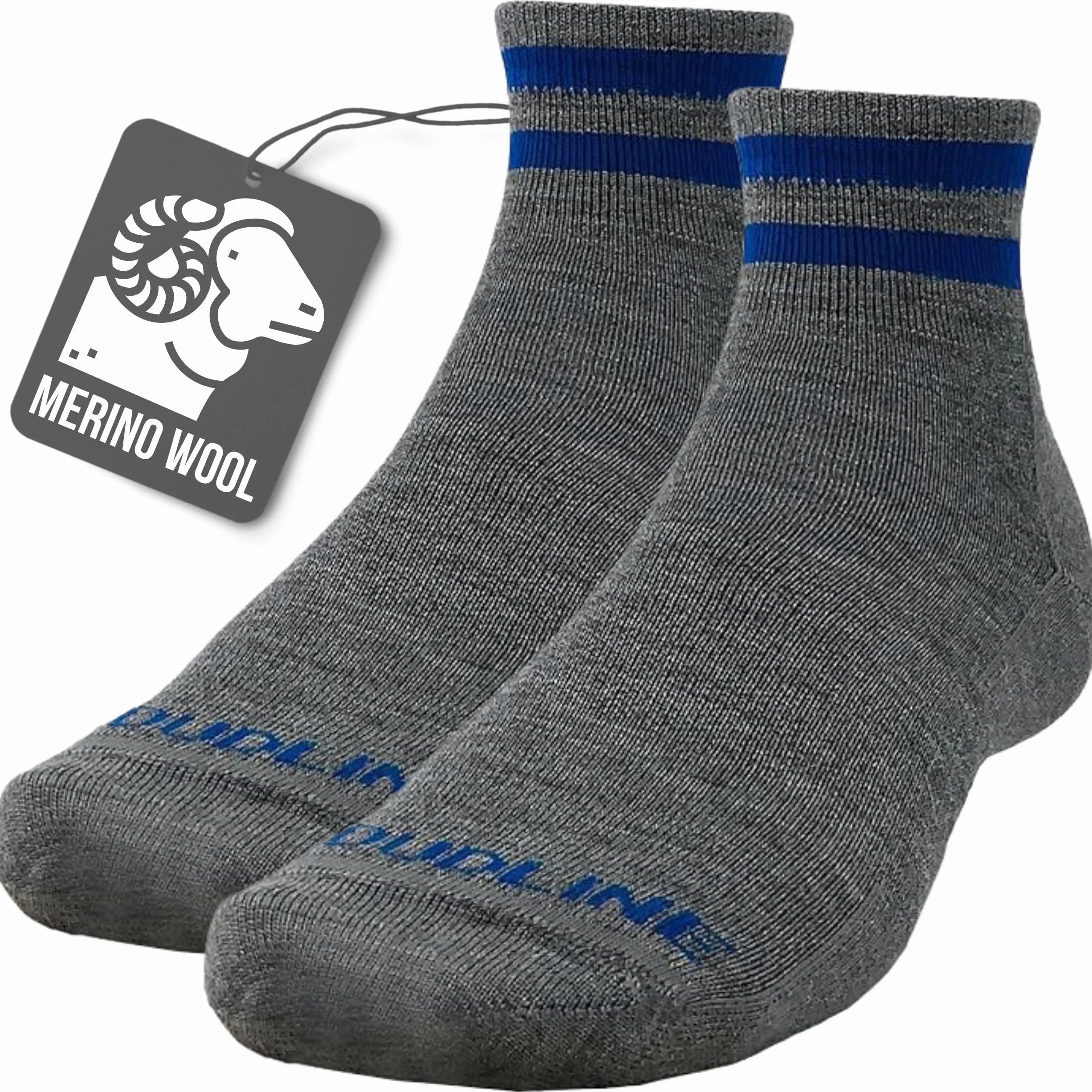 CloudLine Calcetines Quarter Crew-Ultraligeros Correr para Hombre