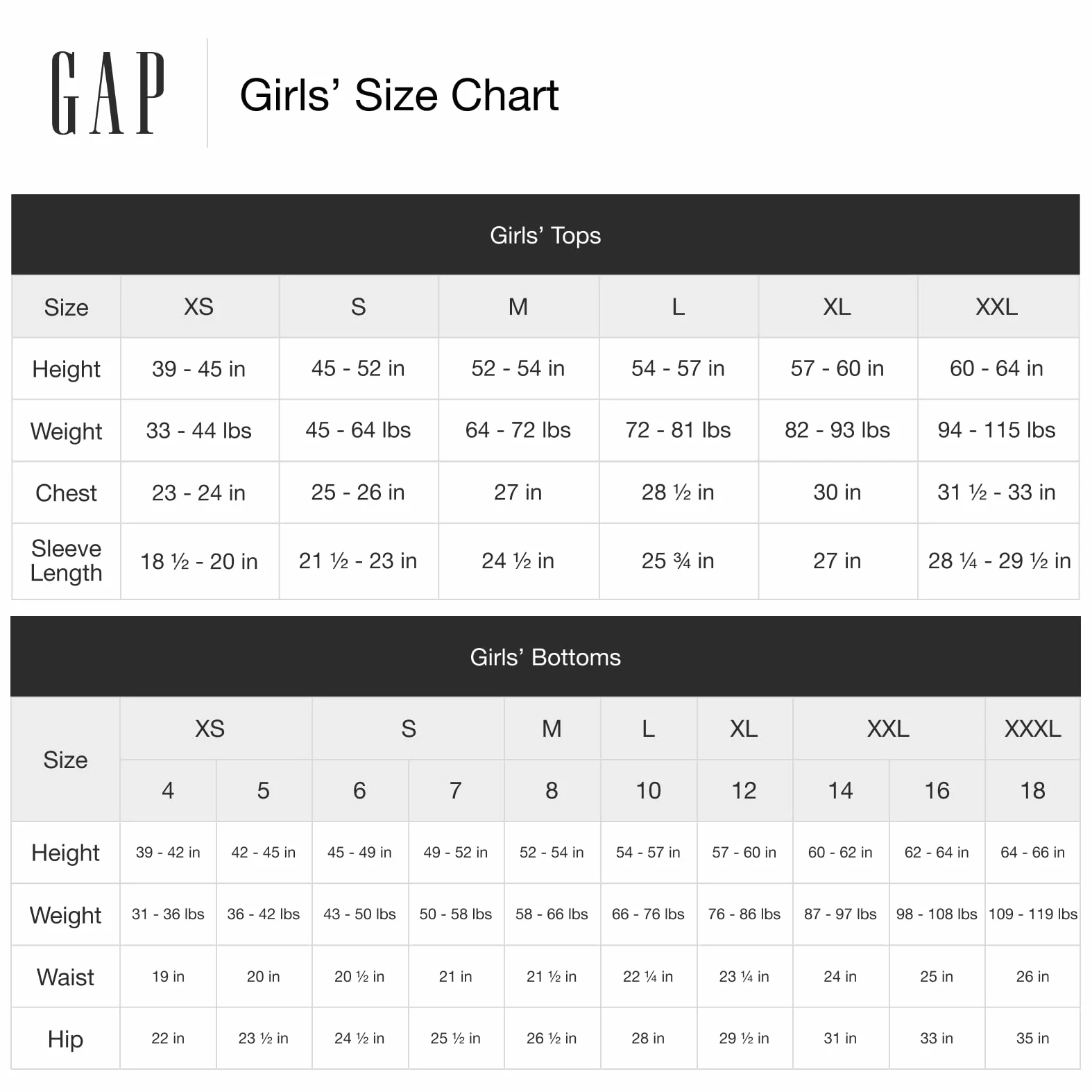GAP Logo Hoodie Hooded Full Zip Sweatshirt Sudadera con Capucha Niñas y Chicas
