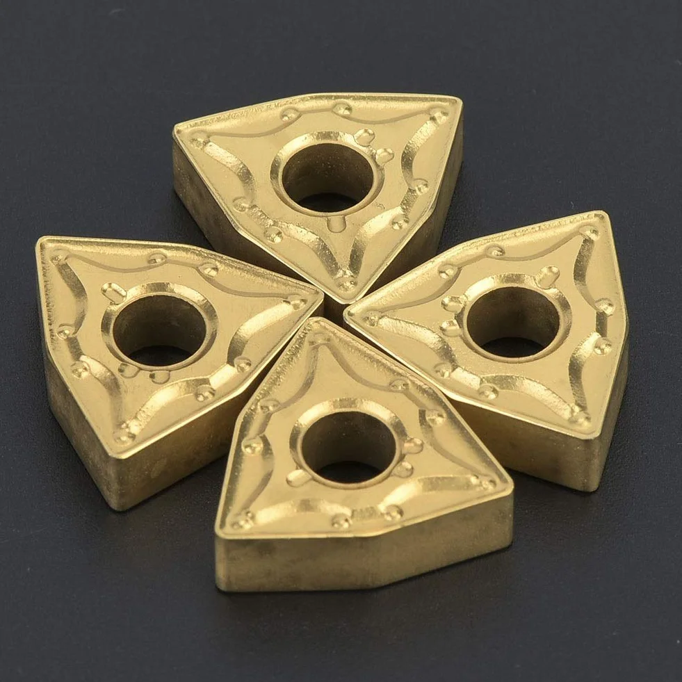 Samfox Insertos de Carburo WNMG 10 Piezas para Torno Herramienta de Corte CNC