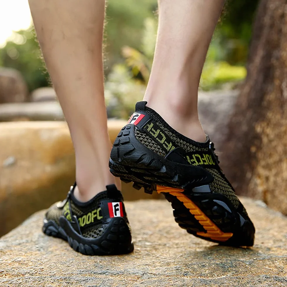 DimaiGlobal Zapatillas de Trekking para Hombres Verano Transpirable Senderismo
