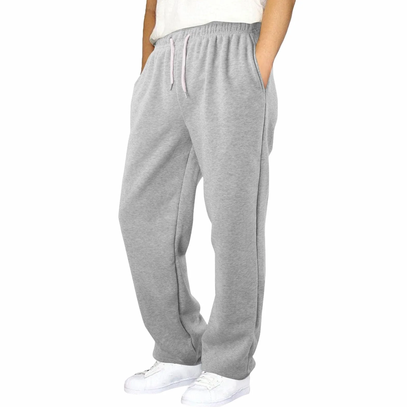 Genérico Pantalón Jogging Garcon Jogging Baggy Niño Fitness Gym Pant Cordón de ajuste cómodo Chandal Foot Niño Pantalones Baggy Garcon para niño